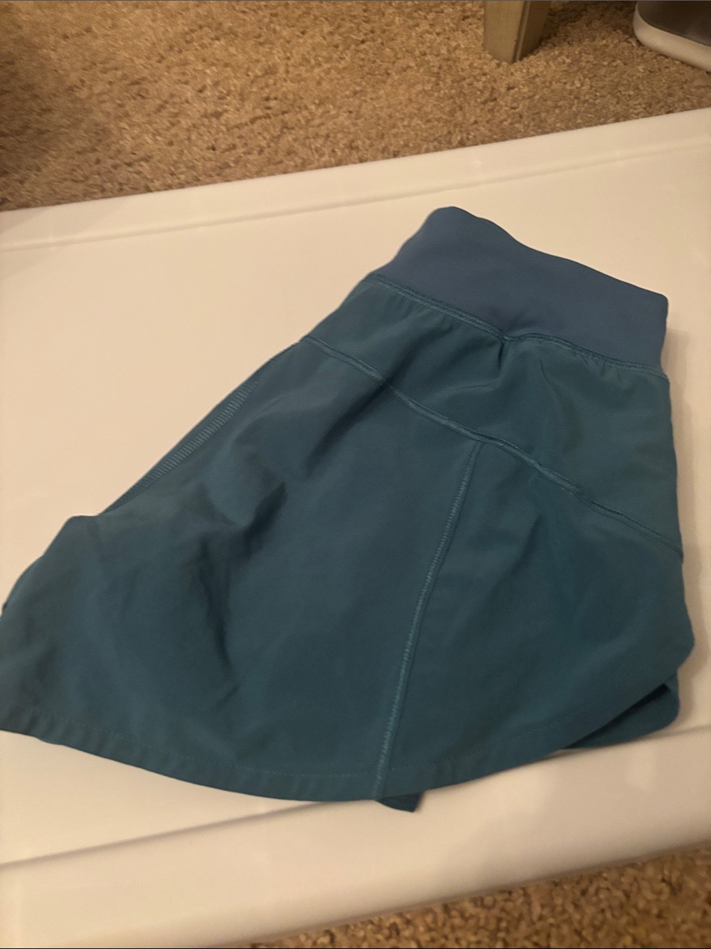 Athletic Girl Teal Performance Short M/8-10